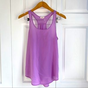 E M Tank Top Purple Size: S